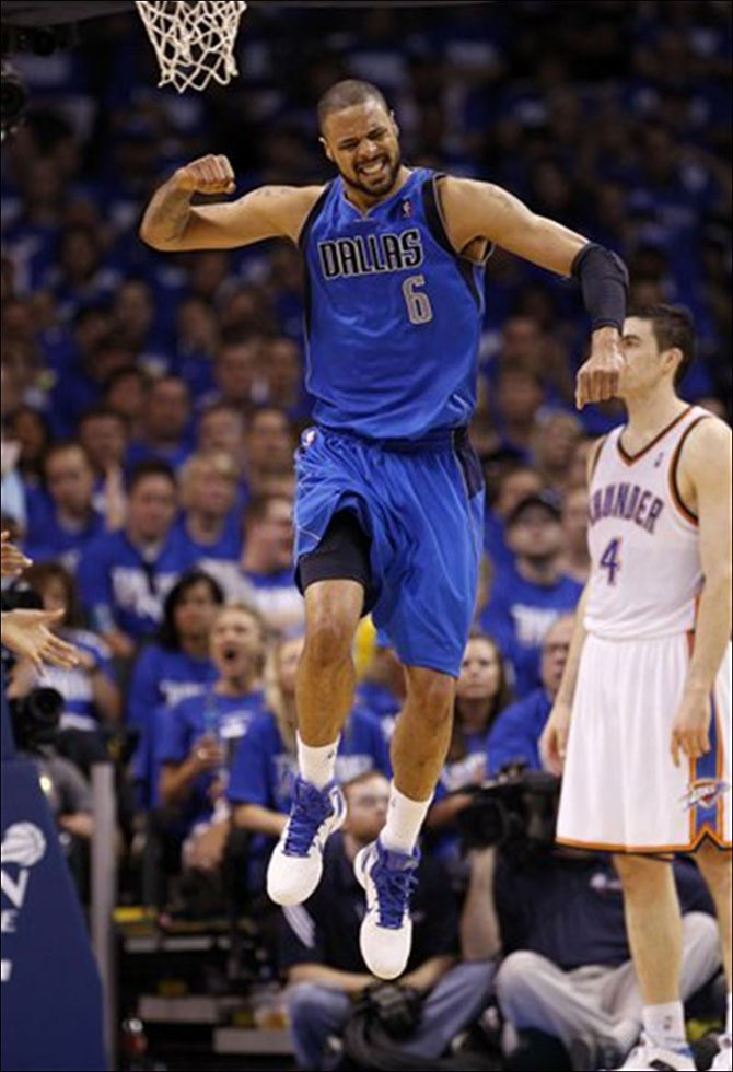 tyson chandler #6 blue jerseys